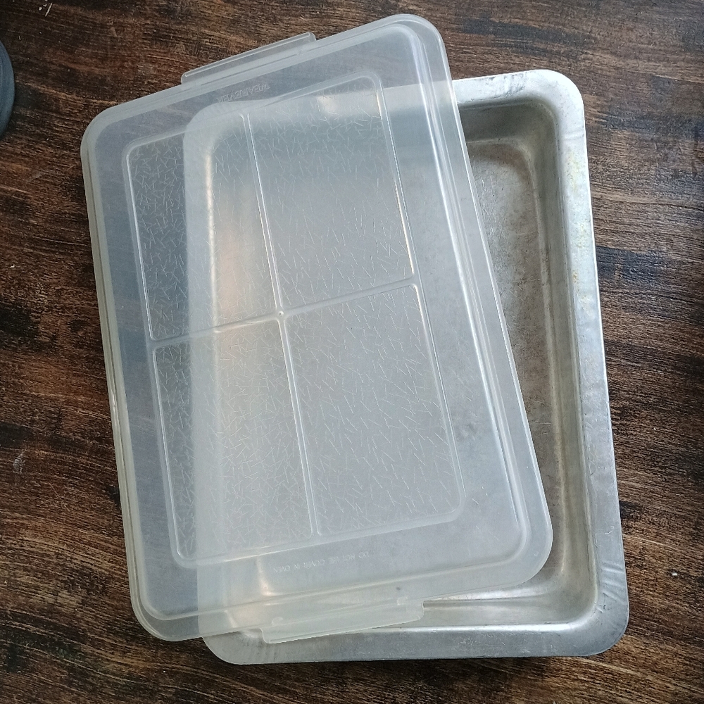 Wearever Air Bake Insulated Baking / Cake 9"×13" Pan With Lid Double Wall